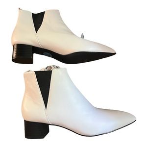 Nine West Faux Leather Chelsea Booties